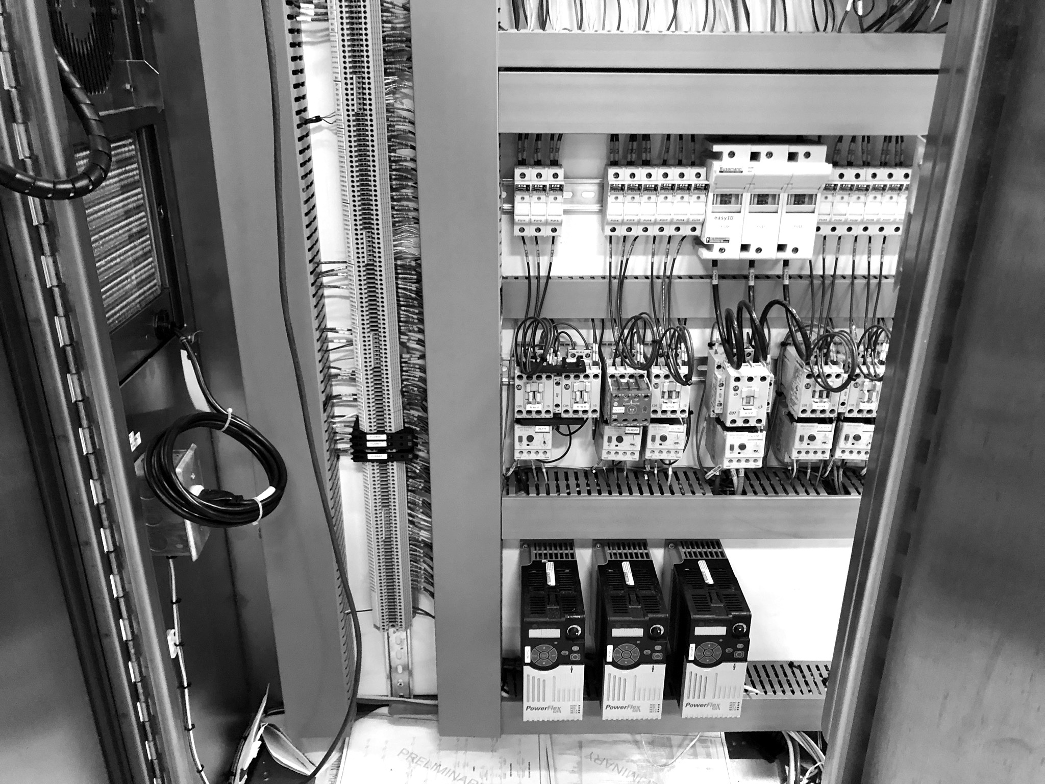 Talbott Engineering conveyor control panel